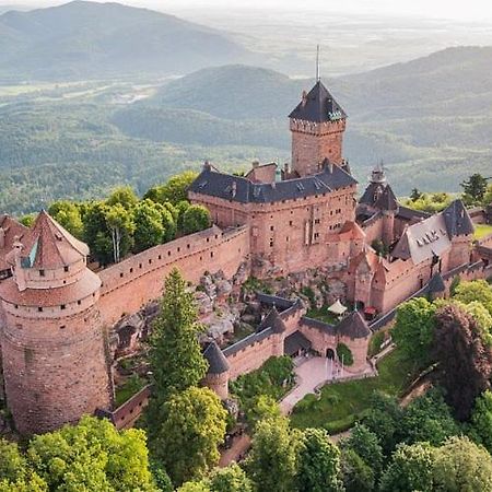 Au Pied Du Chateau Orschwiller Exterior foto
